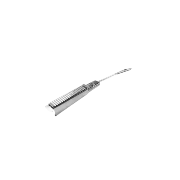 Remate tipo grapa para cable plano