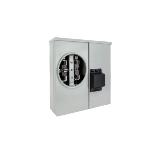 BASE INTEGRAL PARA WATTHORÍMETRO MONOFÁSICO 5 TERMINALES CON ESPACIO PARA INTERRUPTOR PRINCIPAL BMI-51-100S