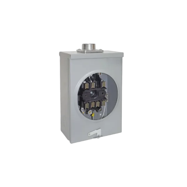 BASE PARA WATTHORÍMETRO TRIFÁSICO 7 TERMINALES 100 AMP.BM-7-100